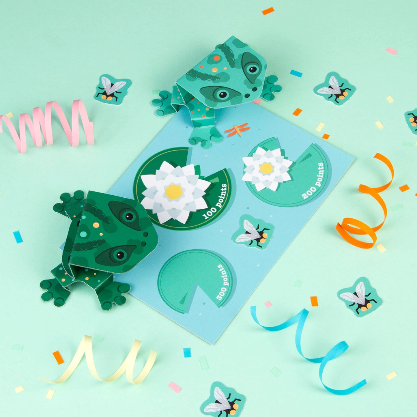 Jumping Frogs Paper Craft Kit