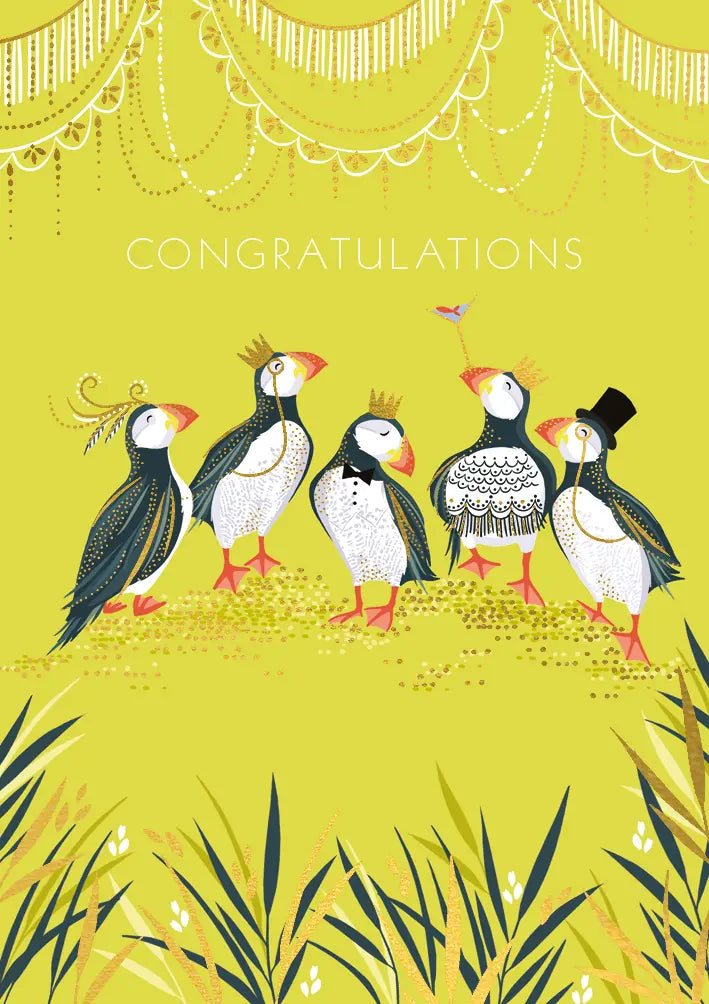 Puffin Congratulations Card