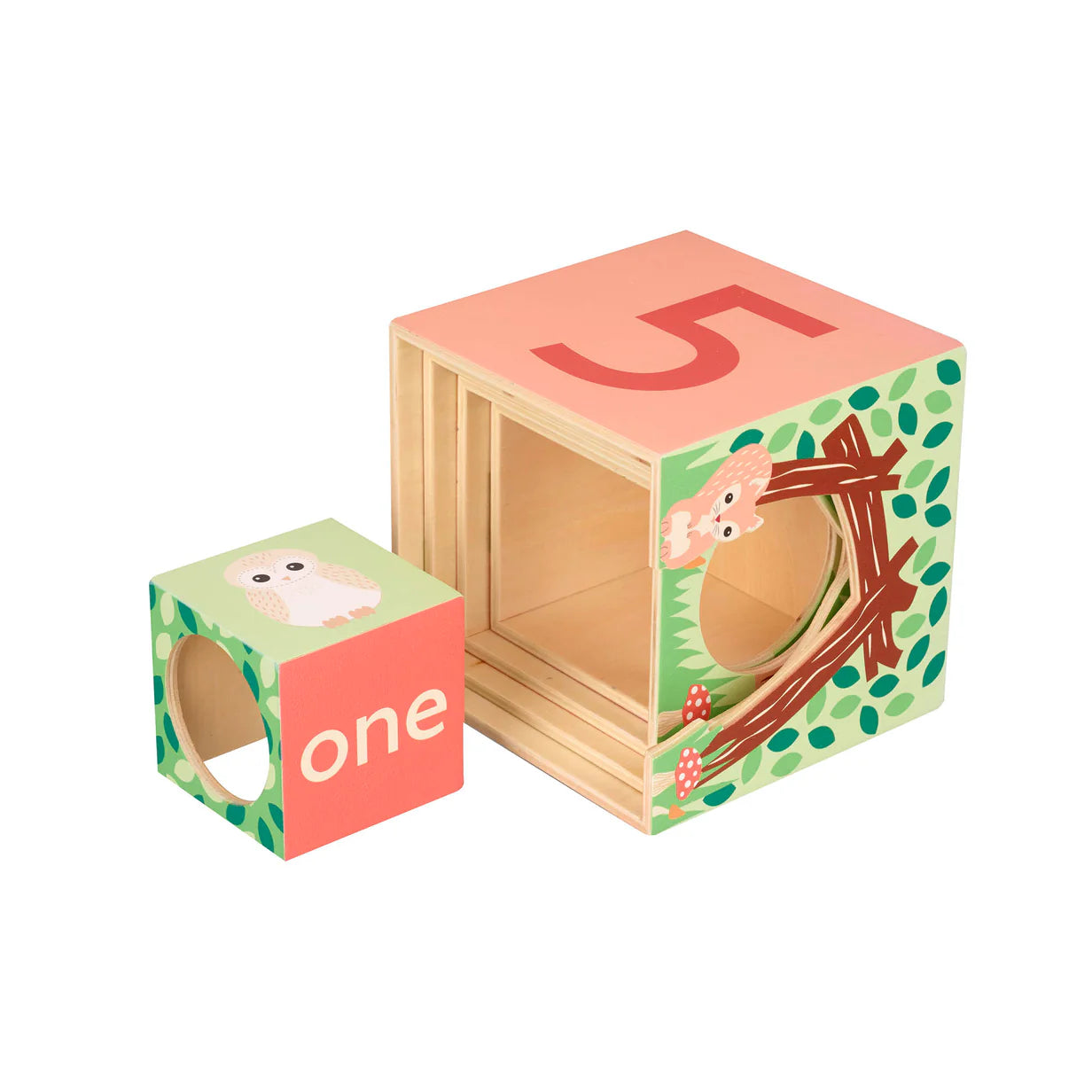Woodland Animal Wooden Stacking