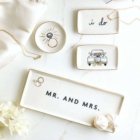 Ceramic Tray - Mr. And Mrs.