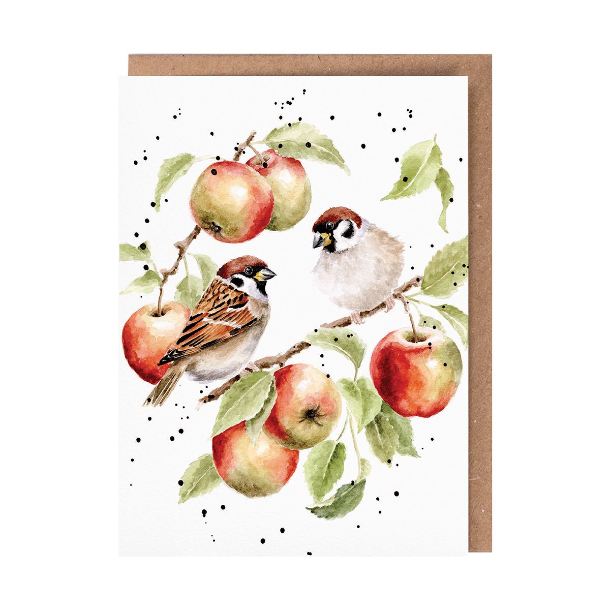 'The Apple Tree' Sparrow Card