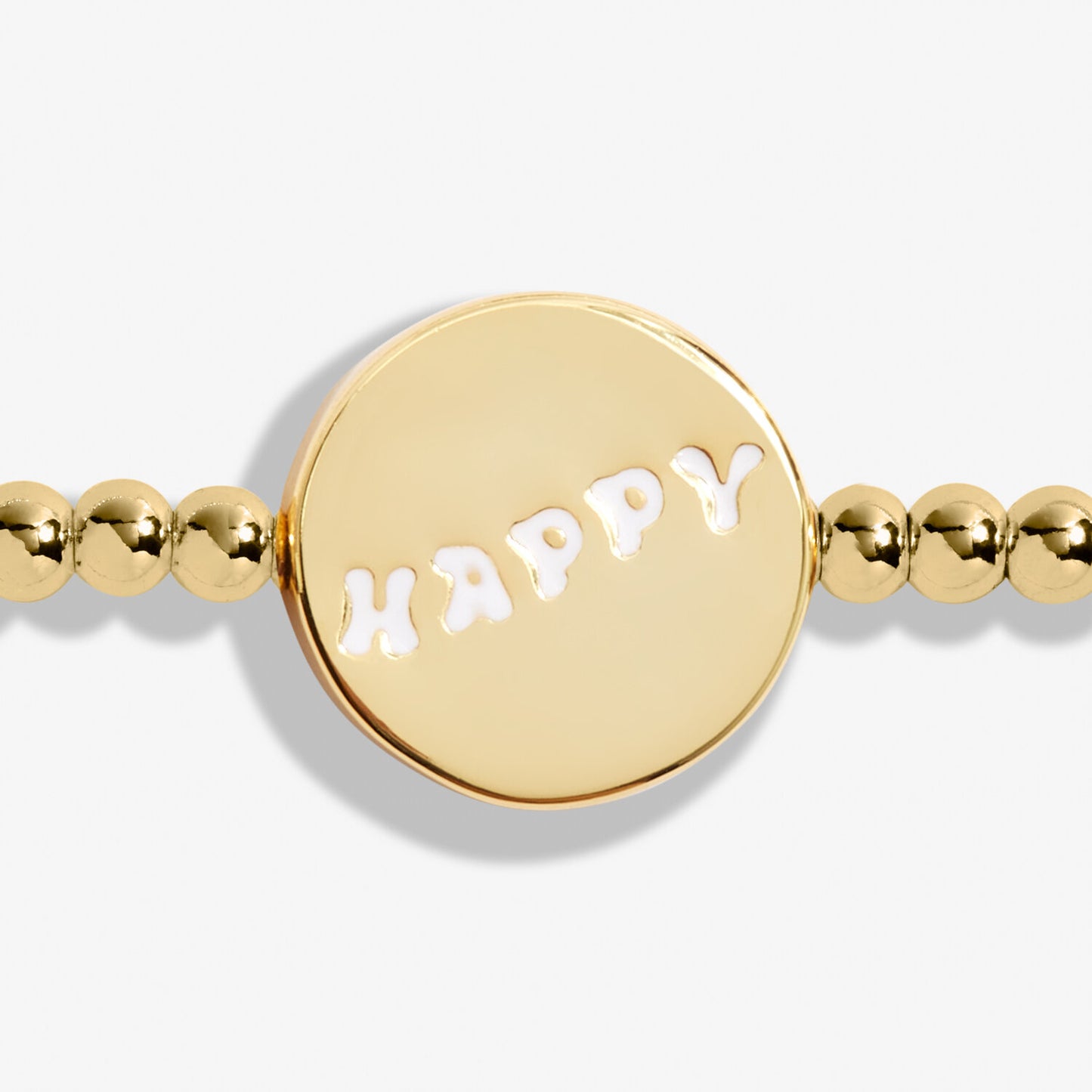 A Little 'Happiness' Bracelet In Gold-Tone Plating