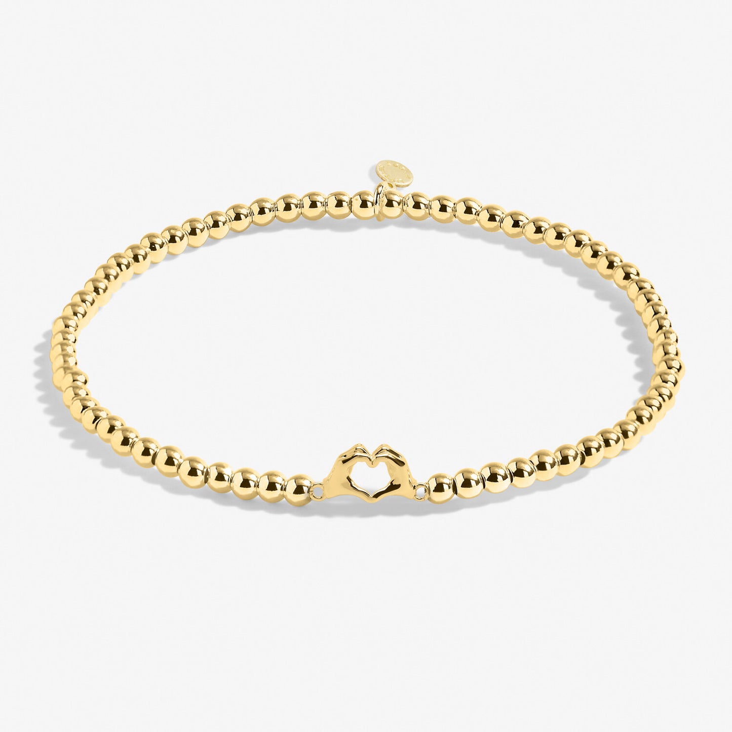 A Little 'Friendship Laughter Happiness' Bracelet In Gold-Tone Plating