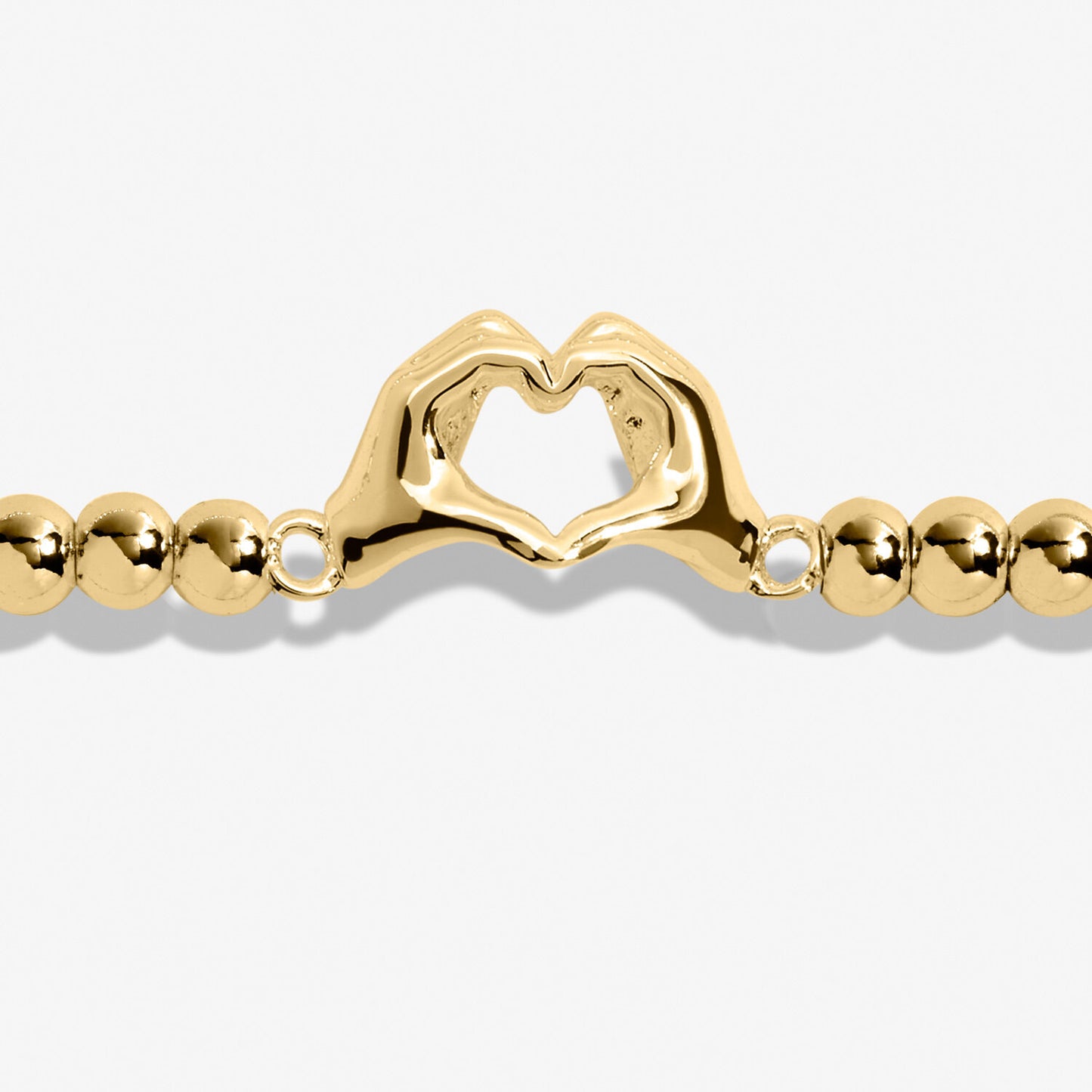 A Little 'Friendship Laughter Happiness' Bracelet In Gold-Tone Plating