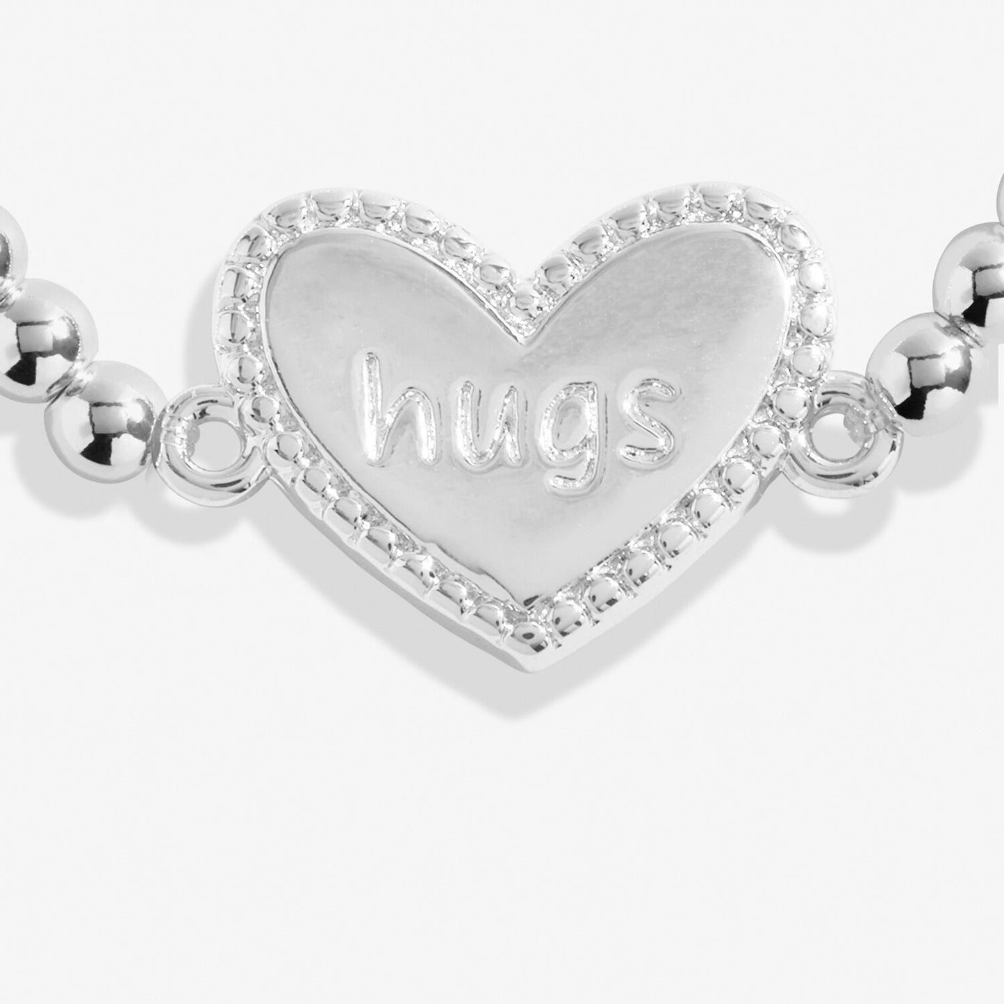 A Little 'Big Hugs' Bracelet In Silver Plating