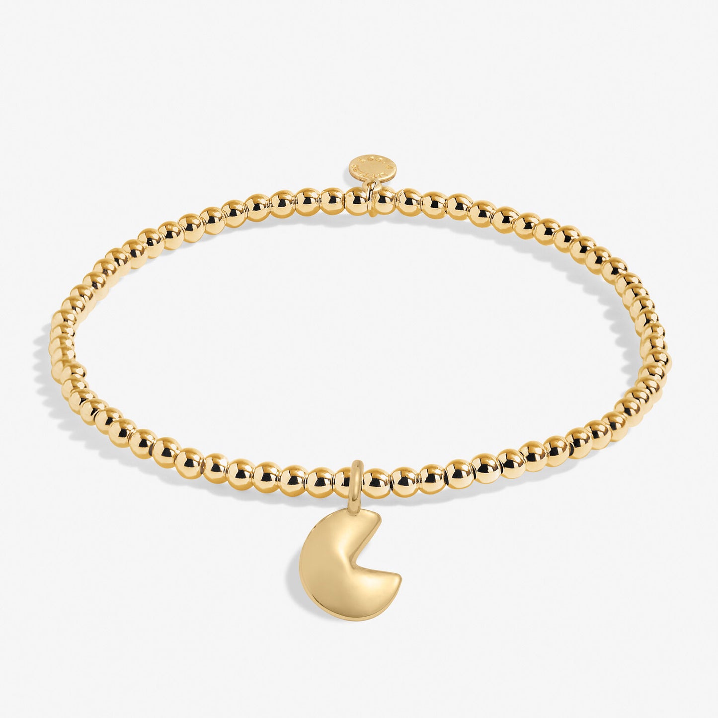 A Little 'Good Fortune' Bracelet In Gold-Tone Plating