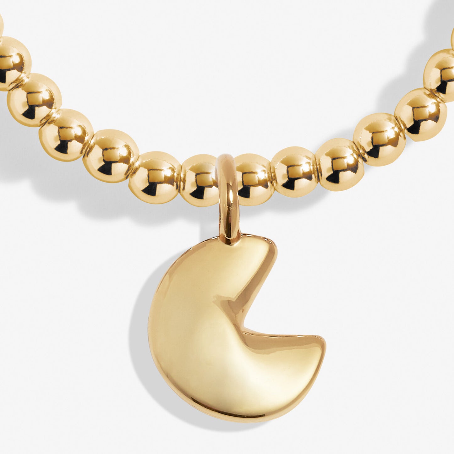 A Little 'Good Fortune' Bracelet In Gold-Tone Plating