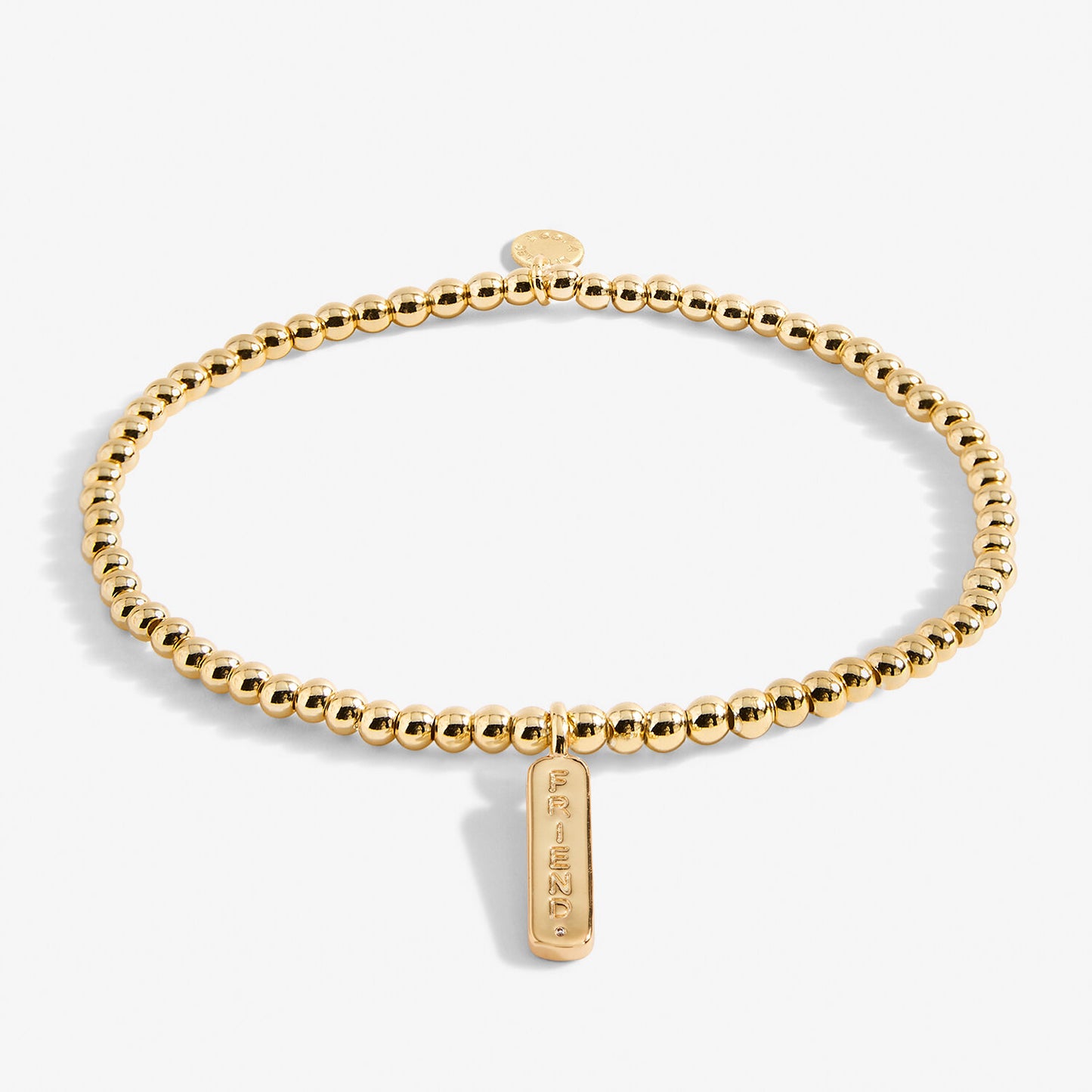 A Little 'Friendship' Bracelet In Gold-Tone Plating