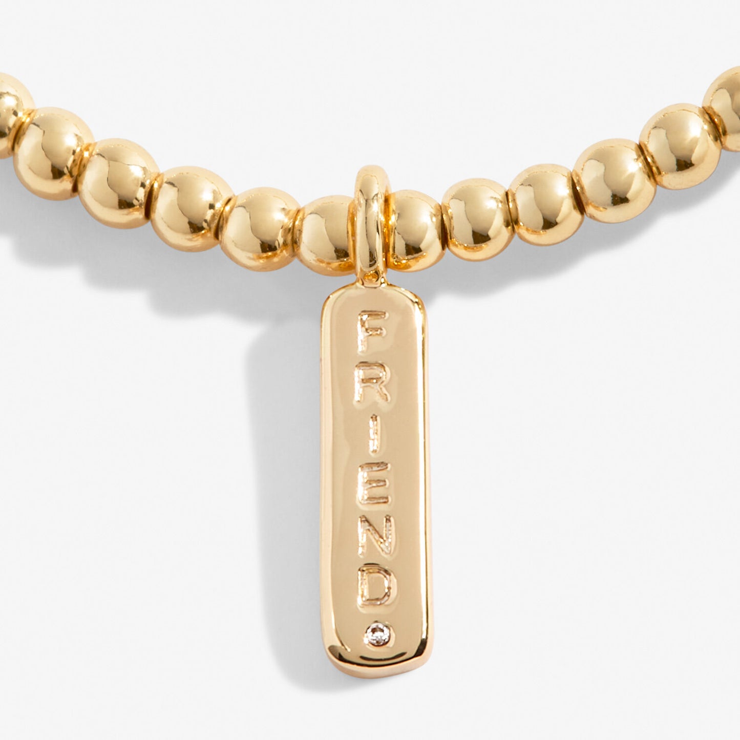 A Little 'Friendship' Bracelet In Gold-Tone Plating