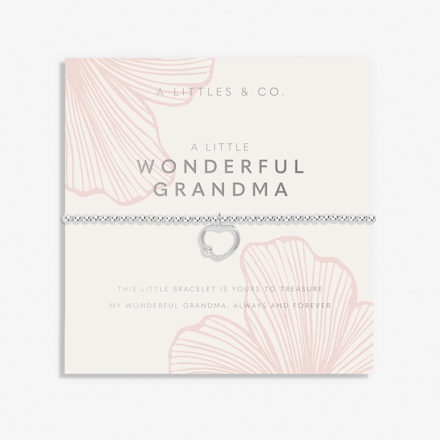 Grandmother A Little 'Wonderful Grandma' Bracelet In Silver Plating