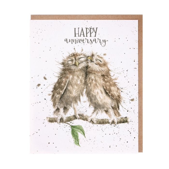 'Anniversary Owls' Owl Anniversary Card