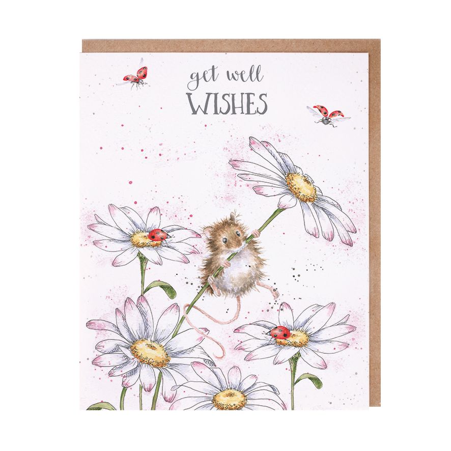 Get Well Wishes Mouse Card