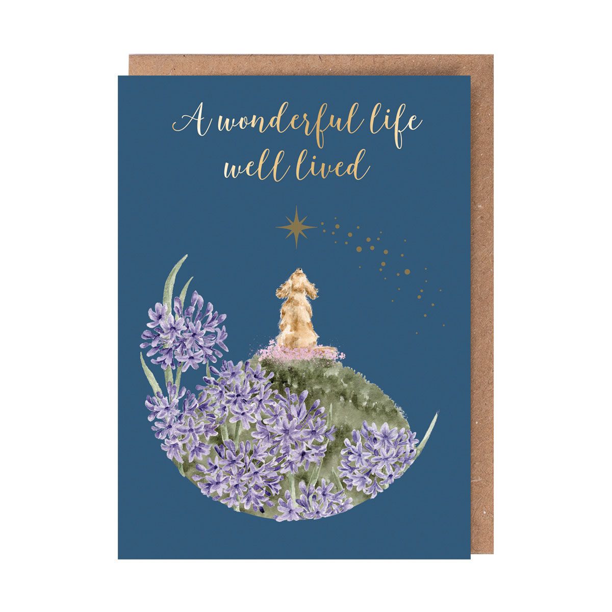 'A Faithful Companion' Dog Pet Sympathy Card