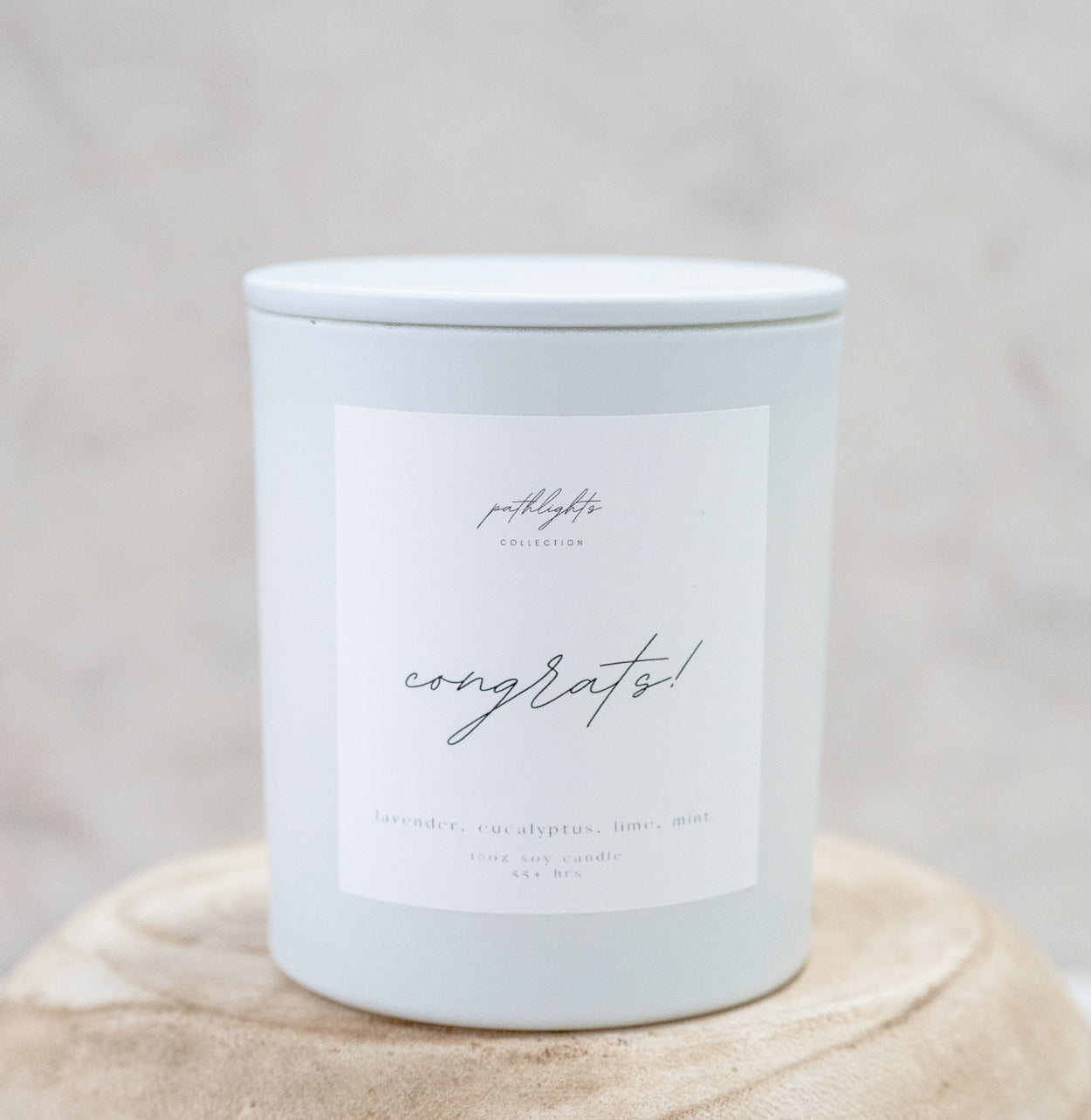 Congrats Candle 10oz (Lavender/Eucalyptus)