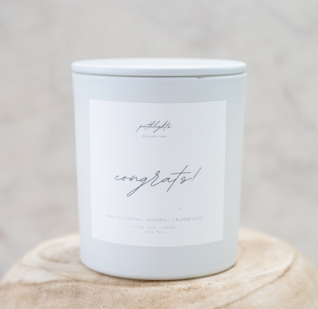 Congrats Candle 10oz (Citrus/Vanilla)