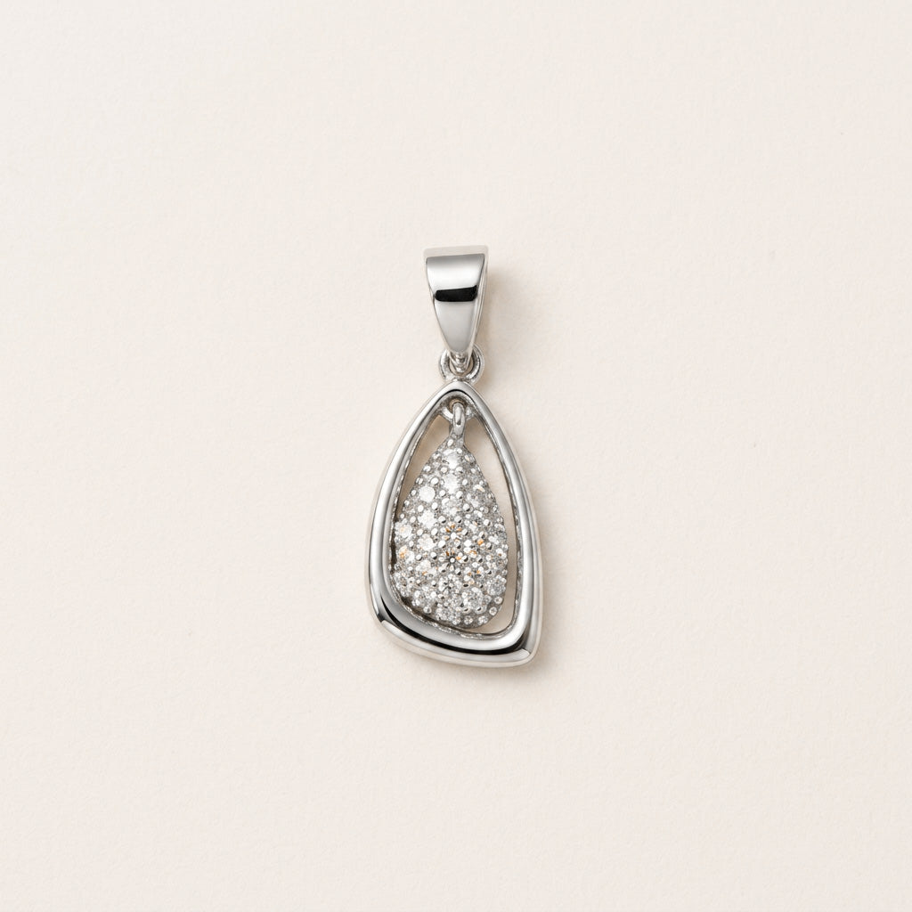 Crystal Pear Pendant
