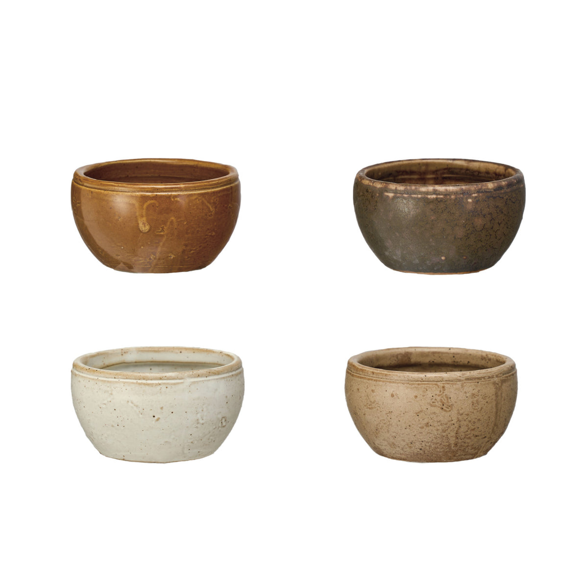 Vintage Style Stoneware Pinch Pot