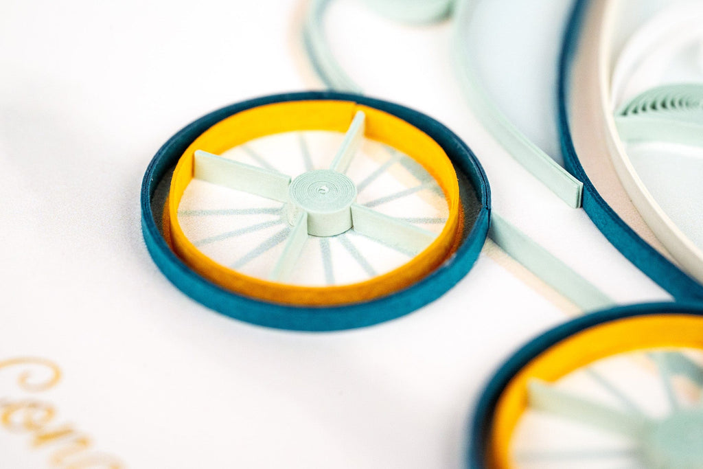 Quilling Card Baby Buggy