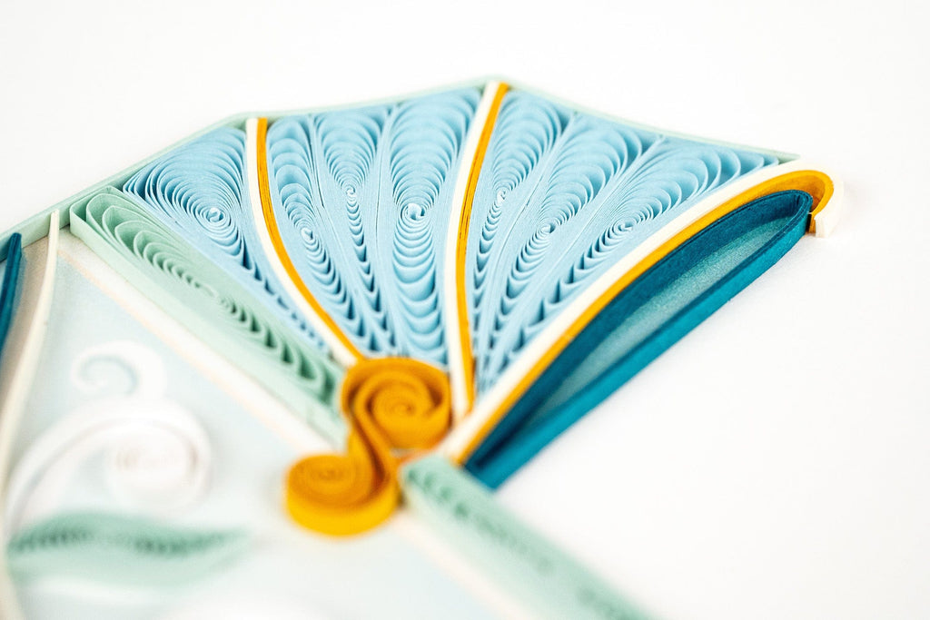 Quilling Card Baby Buggy