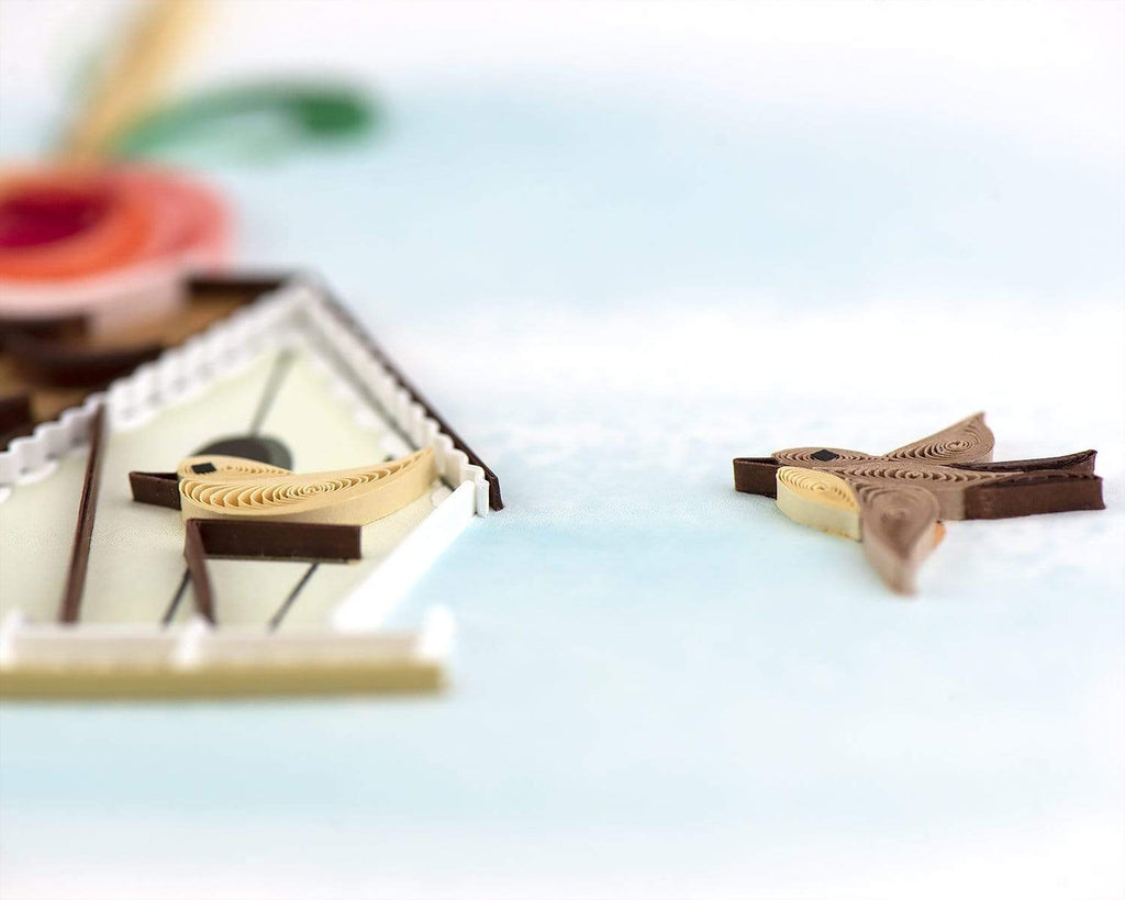 Quilling Card Birdhouse