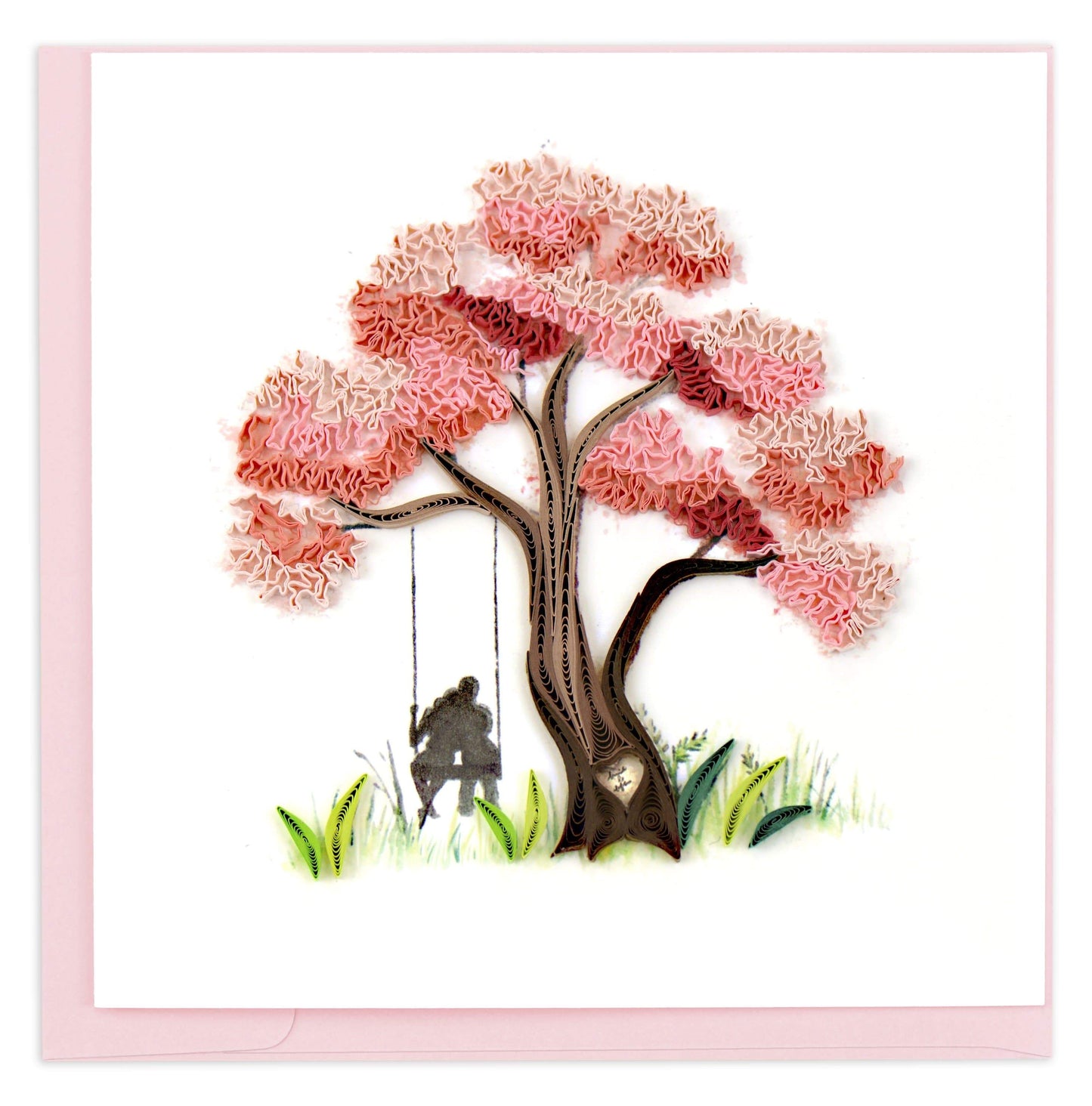 Quilling Card Blossoming Love