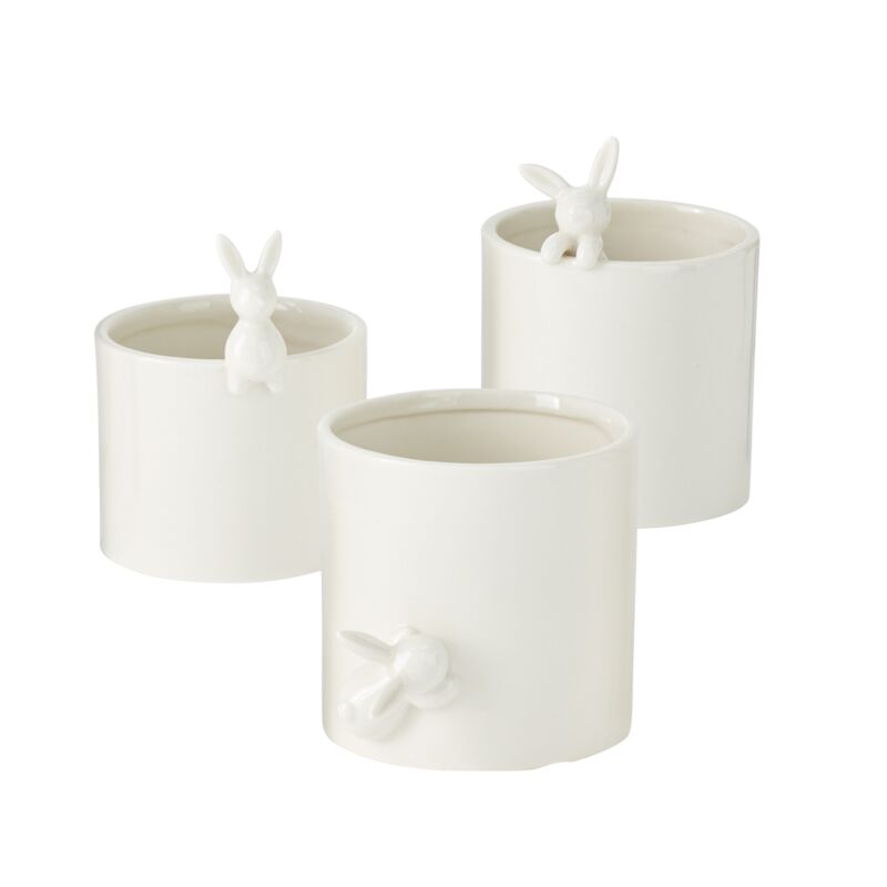 Easter Bunny Ceramic Pot Assorted 3.5"