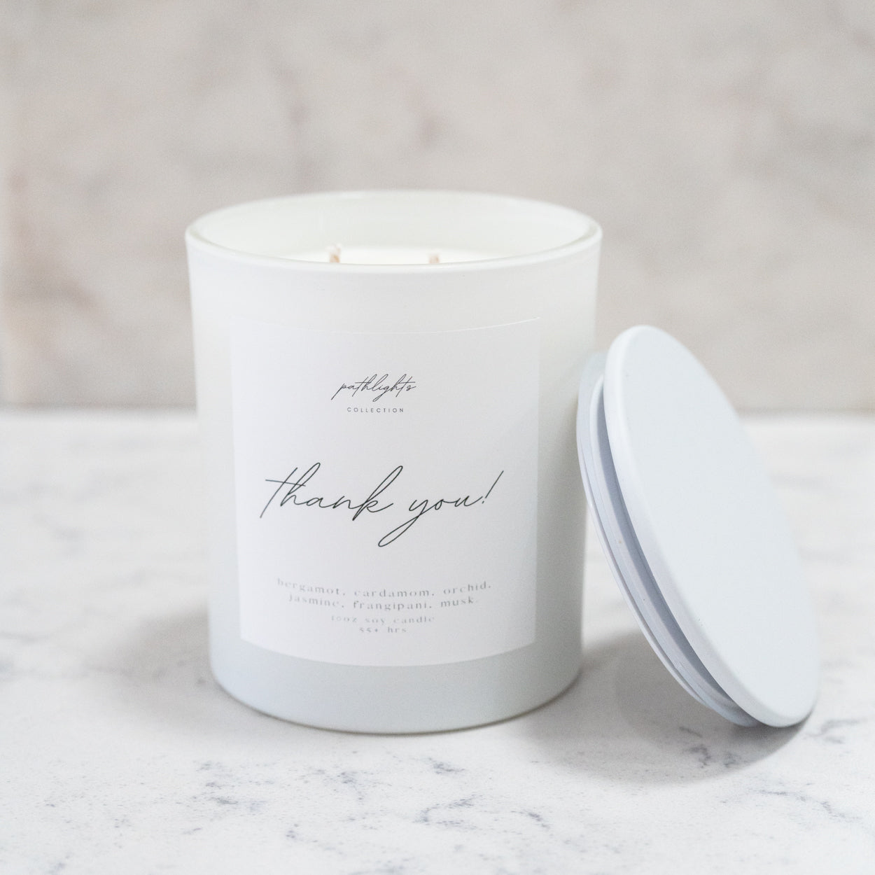 Thank You Candle 10oz (Bergamot/Jasmine)
