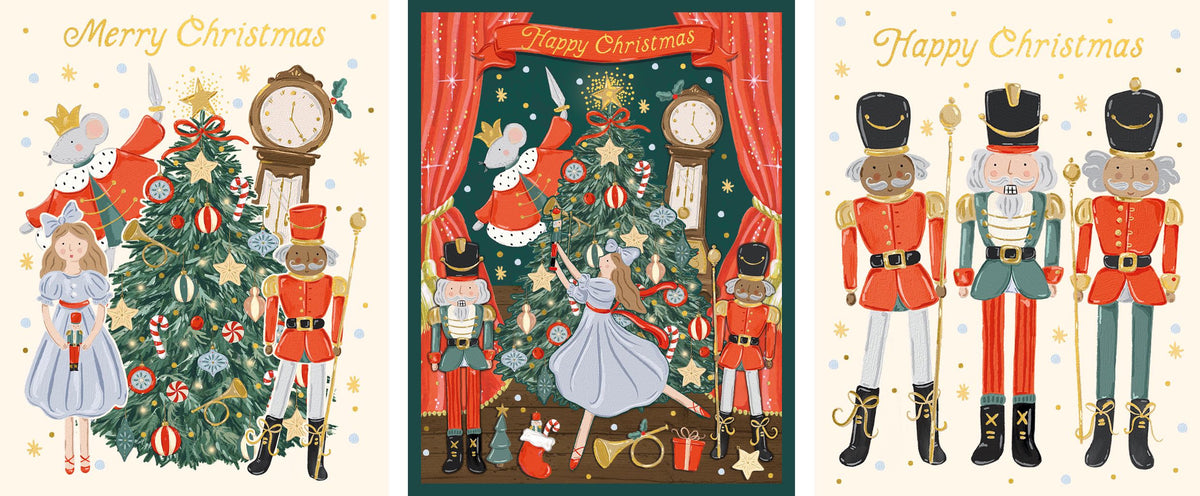 Nutcracker Pack - Set of 12 Mini Cards