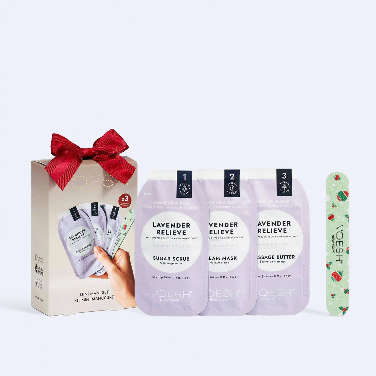 Mini Mani Holiday Set (Lavender)