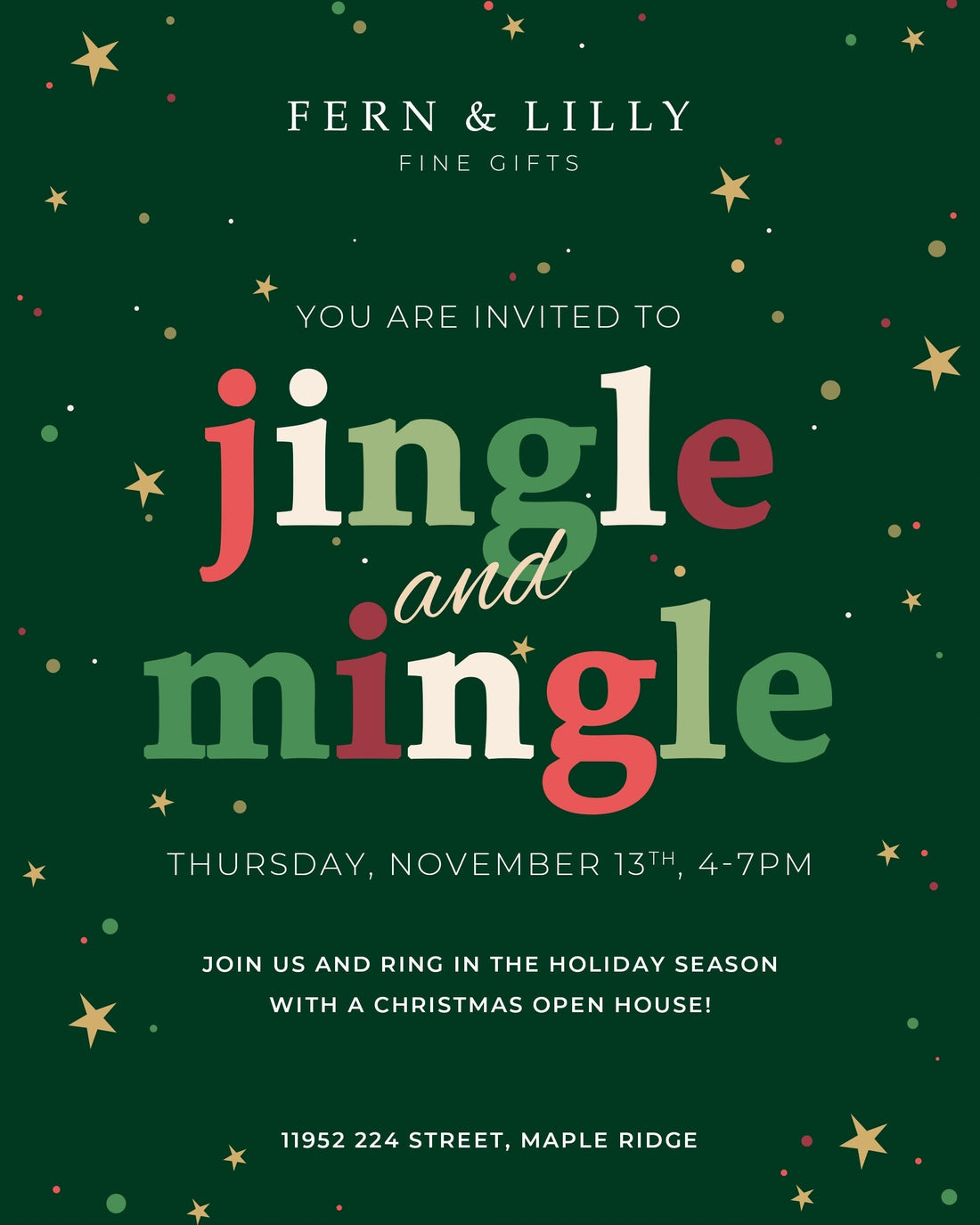 ✨Jingle & Mingle Holiday Event🎄