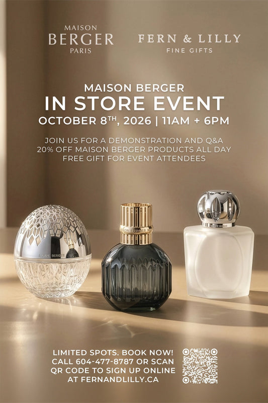 Maison Berger Event: Thursday, October 8th