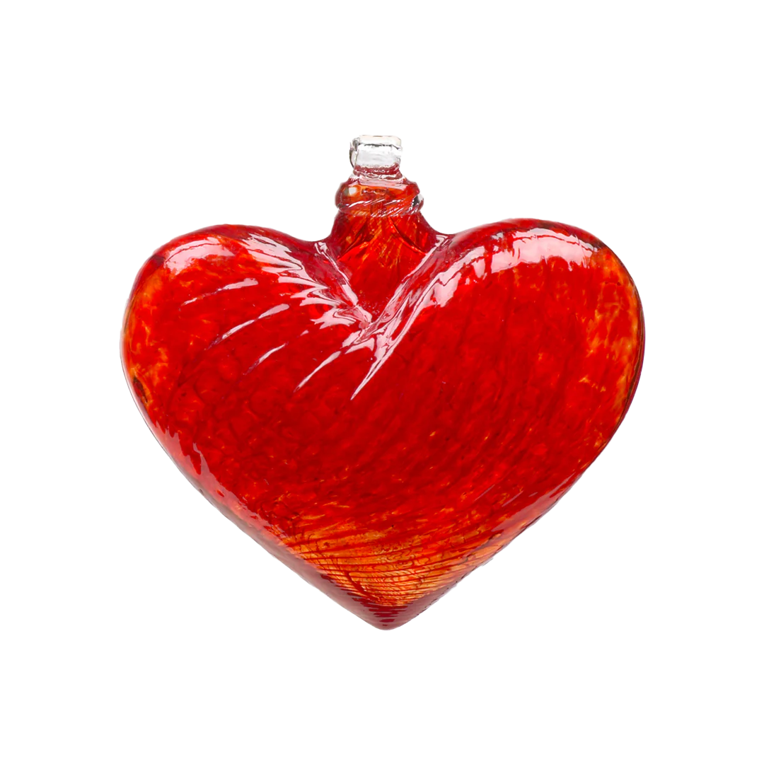Blown Glass Heart Ornament