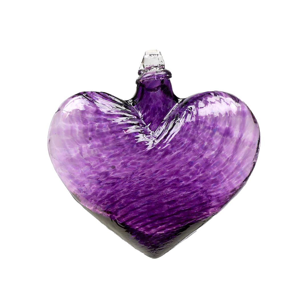 Blown Glass Heart Ornament