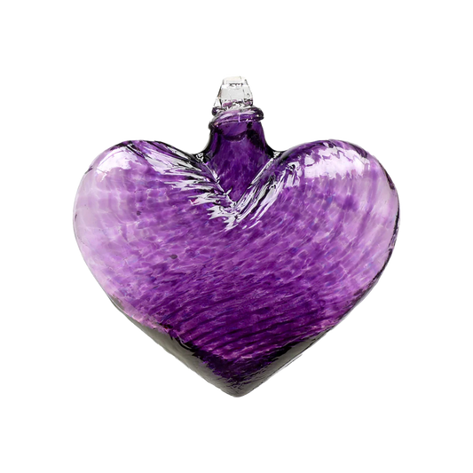 Blown Glass Heart Ornament