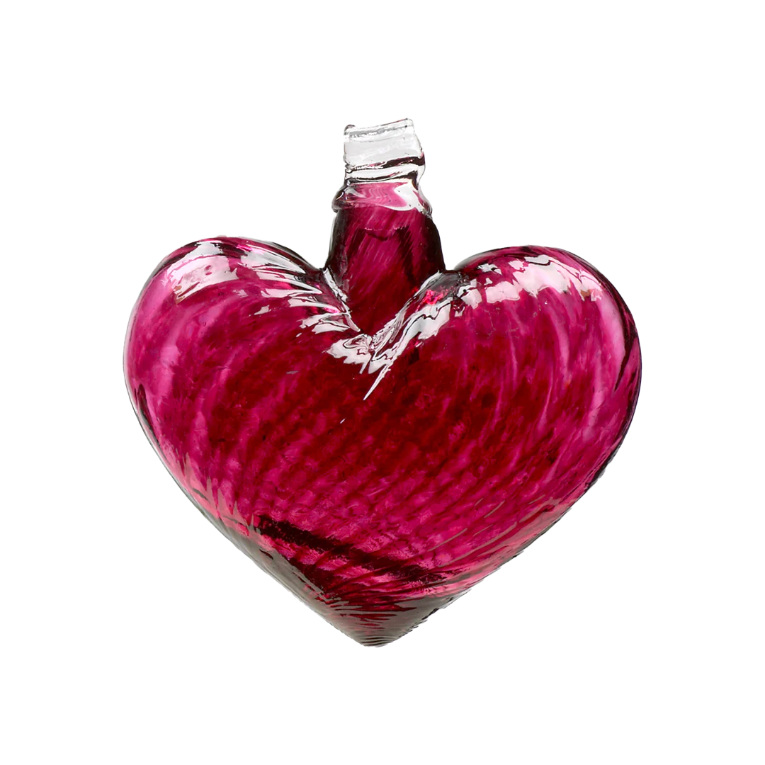 Blown Glass Heart Ornament