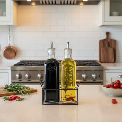 Set of 2 Oil/Vinegar Bottles