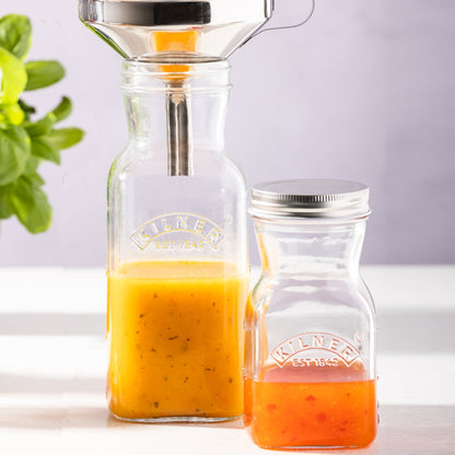 Glass Juice & Sauce Bottle