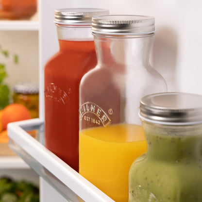 Glass Juice & Sauce Bottle