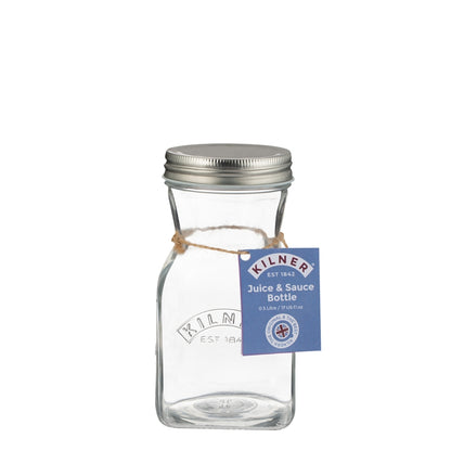 Glass Juice & Sauce Bottle