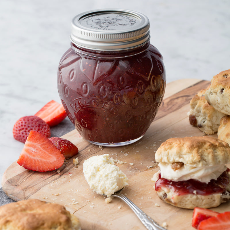 Strawberry Screw-Top Preserve Jar - 400ml