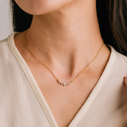 Dewdrop Necklace - White Opal
