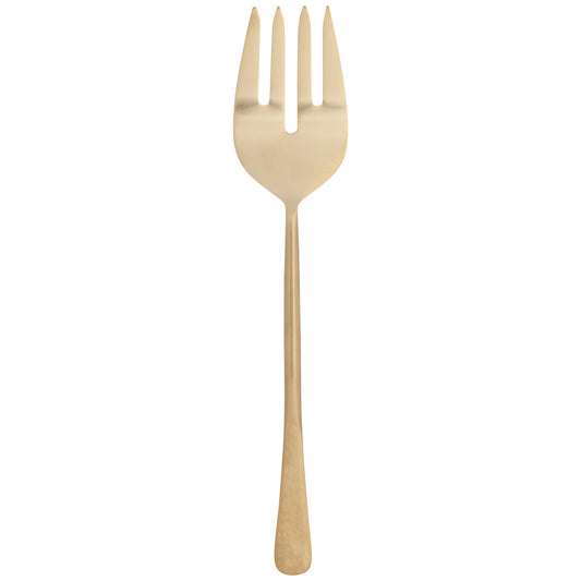 Stainless Steel Salad Server Set - Gold