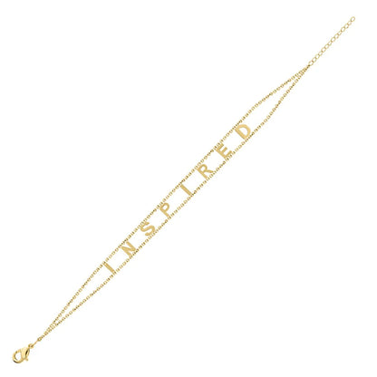 INSPIRED Double Chain Bracelet