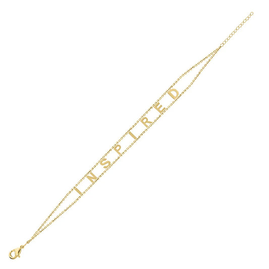 INSPIRED Double Chain Bracelet