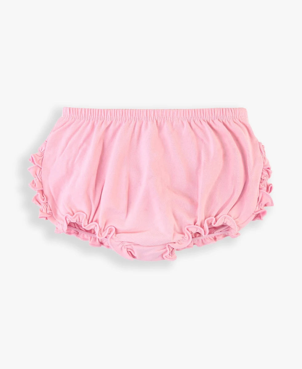 Pink Knit RuffleButt Bloomer