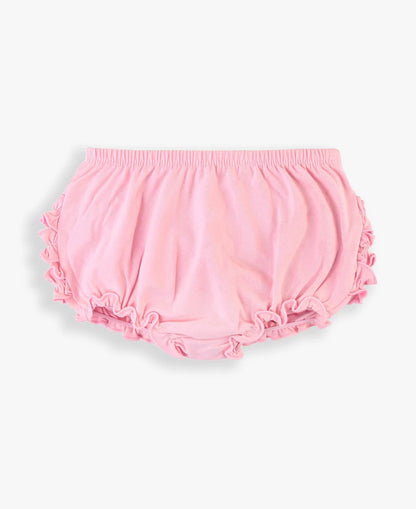 Pink Knit RuffleButt Bloomer