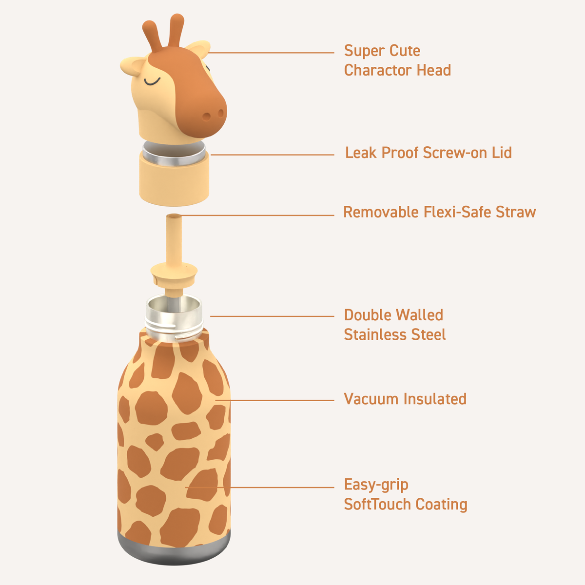 Bestie Giraffe 16 oz