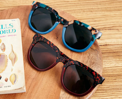 Carpe Diem Reading Sunglasses - Teal Botanico/Teal +2.00