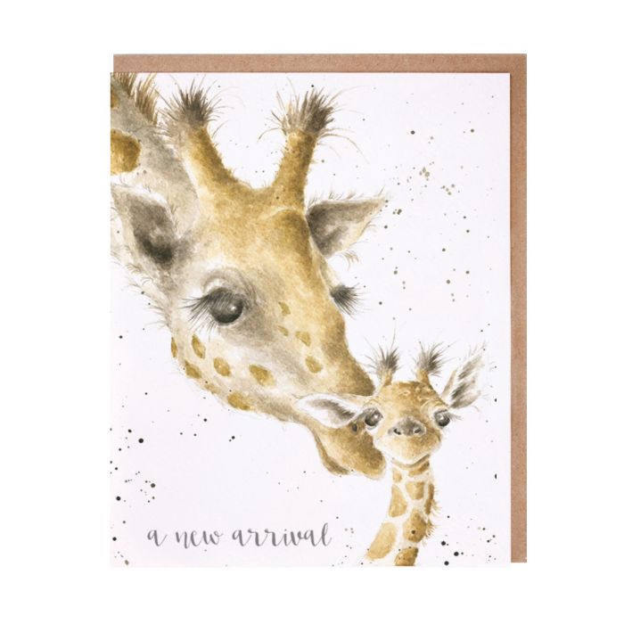 A New Arrival Giraffe Card