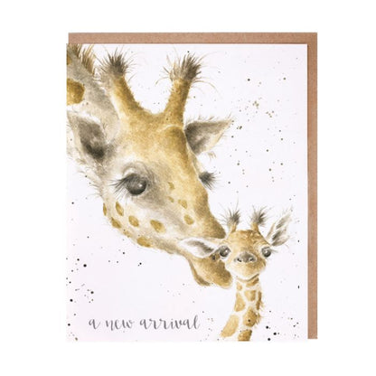 A New Arrival Giraffe Card